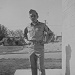 PFC Glenn Timmerman in the Spring of 1955 in El Paso, Texas.